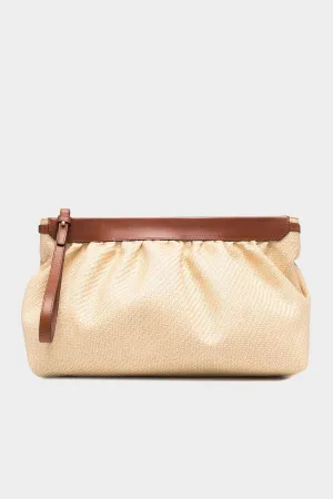 Luz Pouch in Natural Cognac