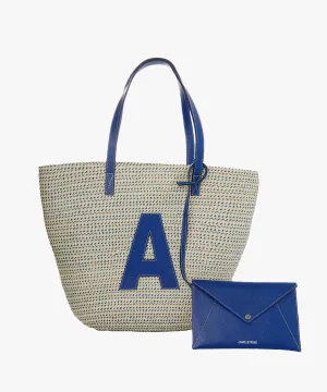 Marcial in Raffia and Leather