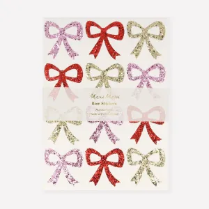 Meri Meri Glitter Bow Stickers