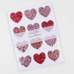 Meri Meri Glitter Heart Stickers