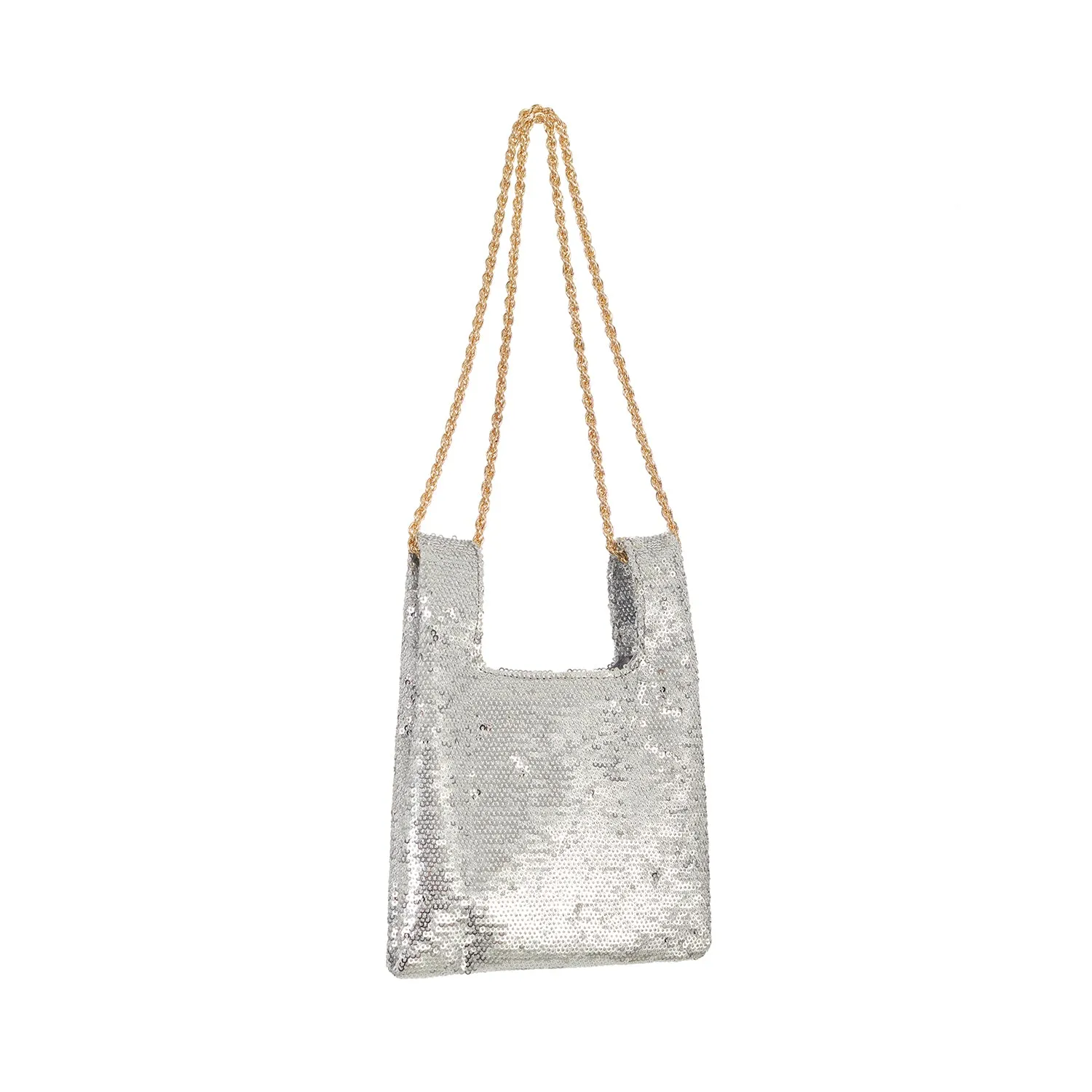Micro Ines In Silver Sequin
