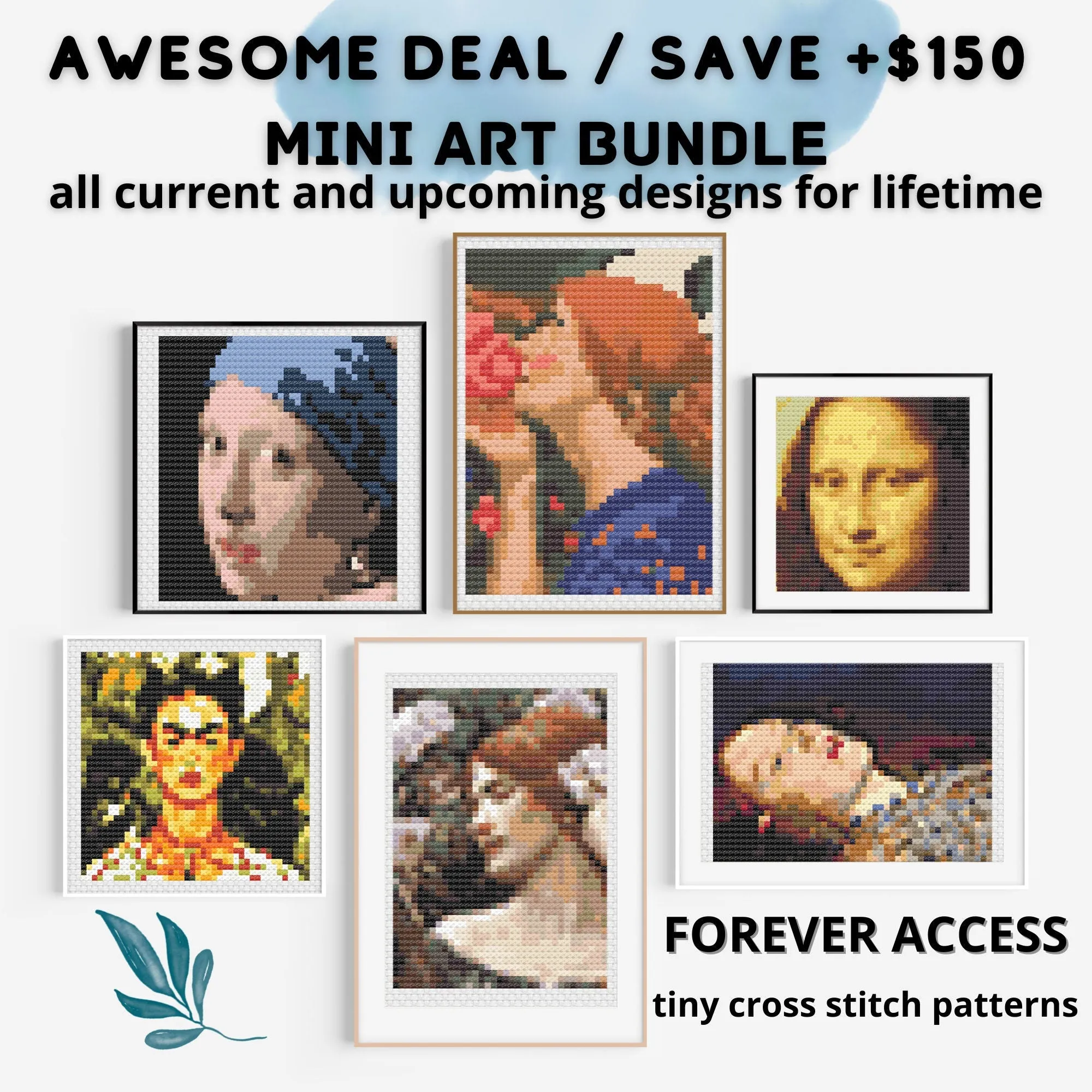 Mini Art Paintings Shop Bundle