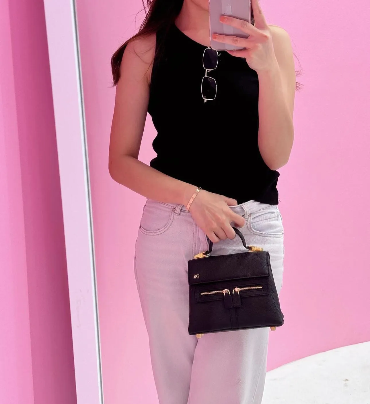 Mini Clara PU Black
