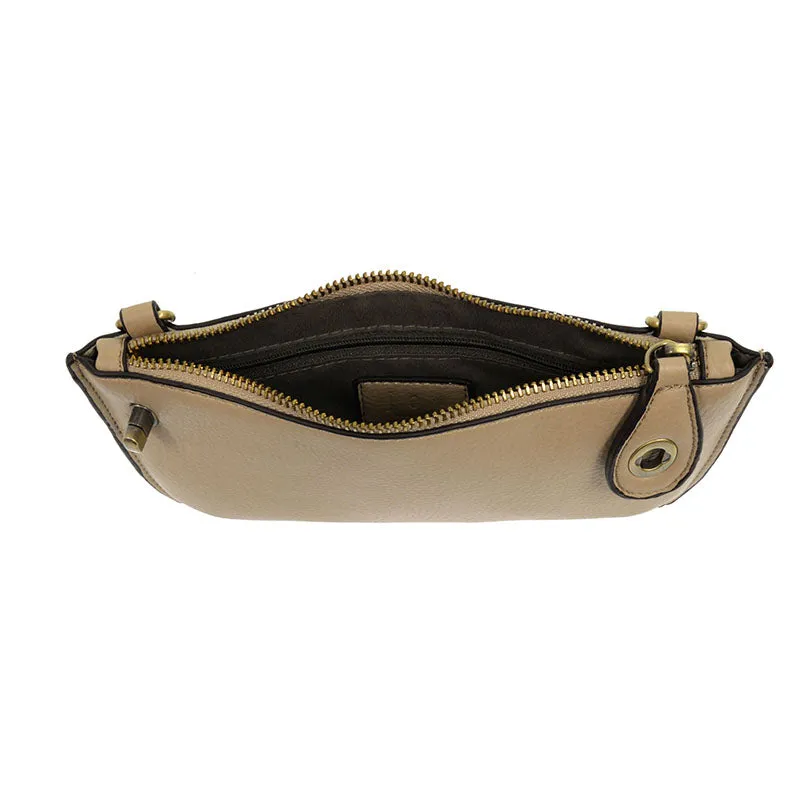 Mini Crossbody Wristlet Clutch in Wild Orchid