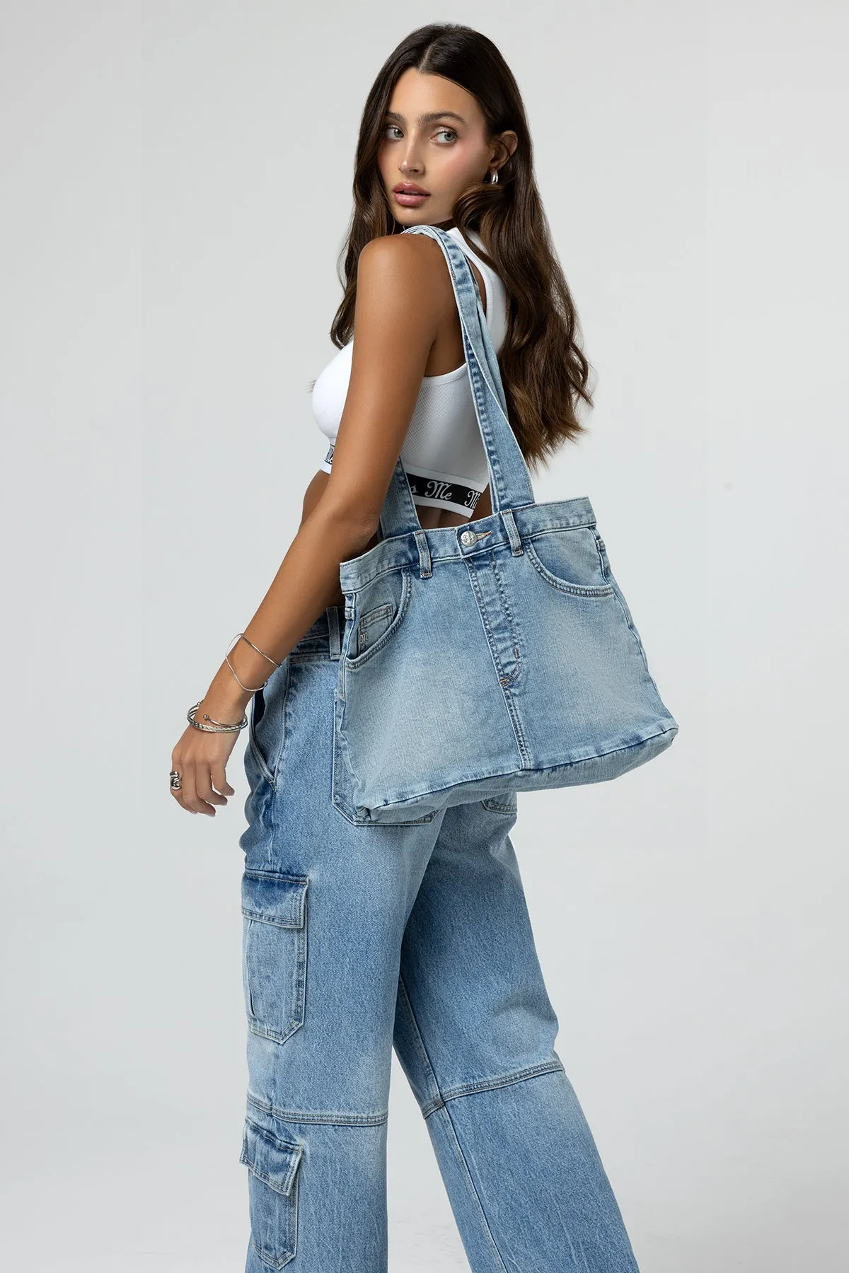 Miss Me Denim Tote
