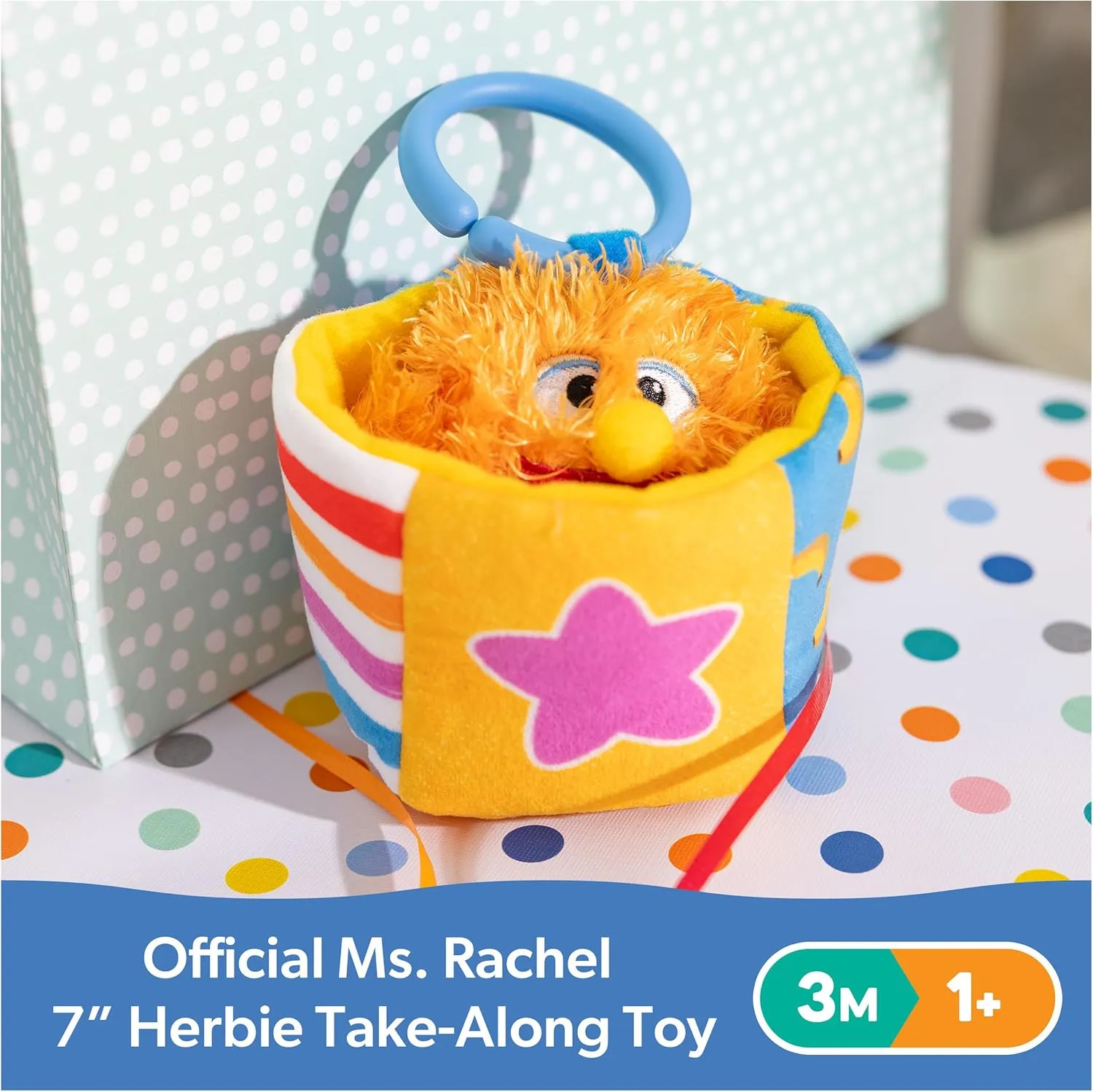 Ms. Rachel Herbie Sensory Take Along Toy