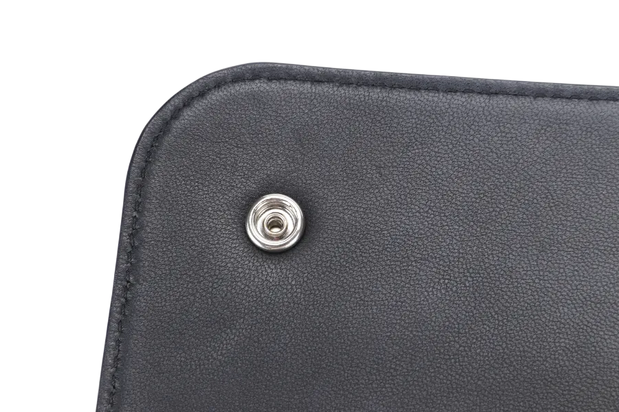 MULBERRY CLIFTON SHOULDER BAG BLACK CROSSBOARDED CALFSKIN BRUSHED SILVER HARDWARE WITH CHAIN STRAP AND DUST COVER
