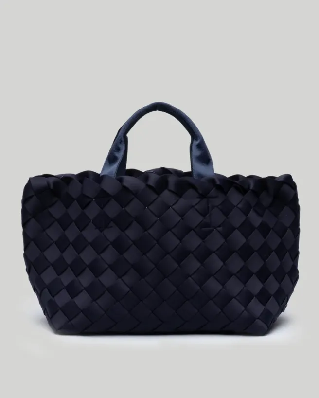 Naghedi Tangier Medium Tote - Ink Blue