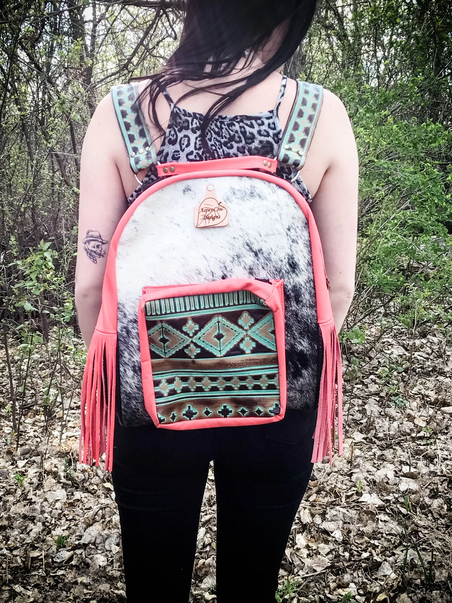 Nash Pink & Navajo Backpack 1057