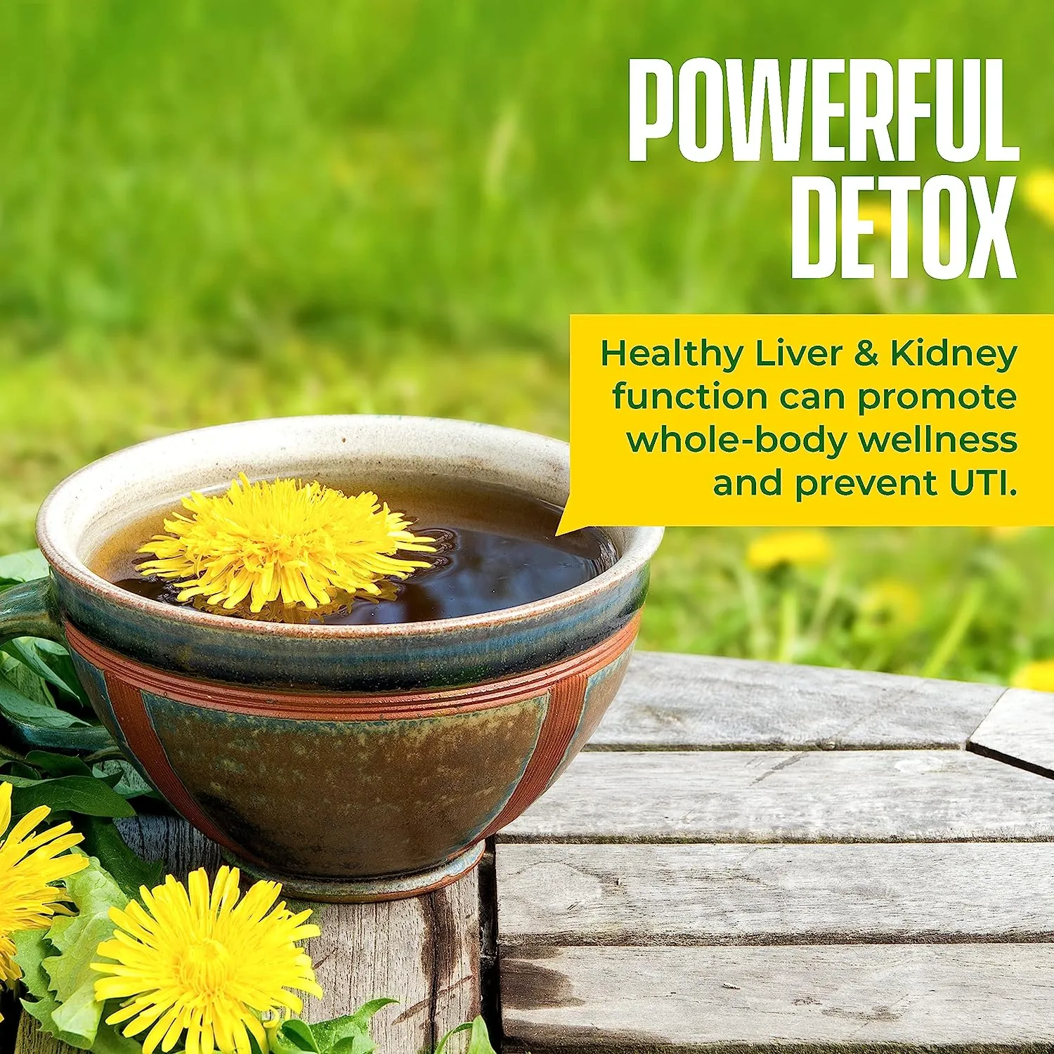 New Kiss Me Organics Dandelion Root Tea 1 Pack (20 Bags) of Organic Dandelion Root Digestive Detox Tea Vitamin Rich Teabags to Cleanse and Help Boost Immunity﻿ BB Sep/23