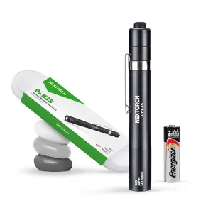 Nextorch Dr.K3S Medical LED Pen Light, Penlight with Pupil Gauge for Doctors and Nurses, Portable Diagnostic Pen Torch Light with Pocket Clip, AAA Battery Included
