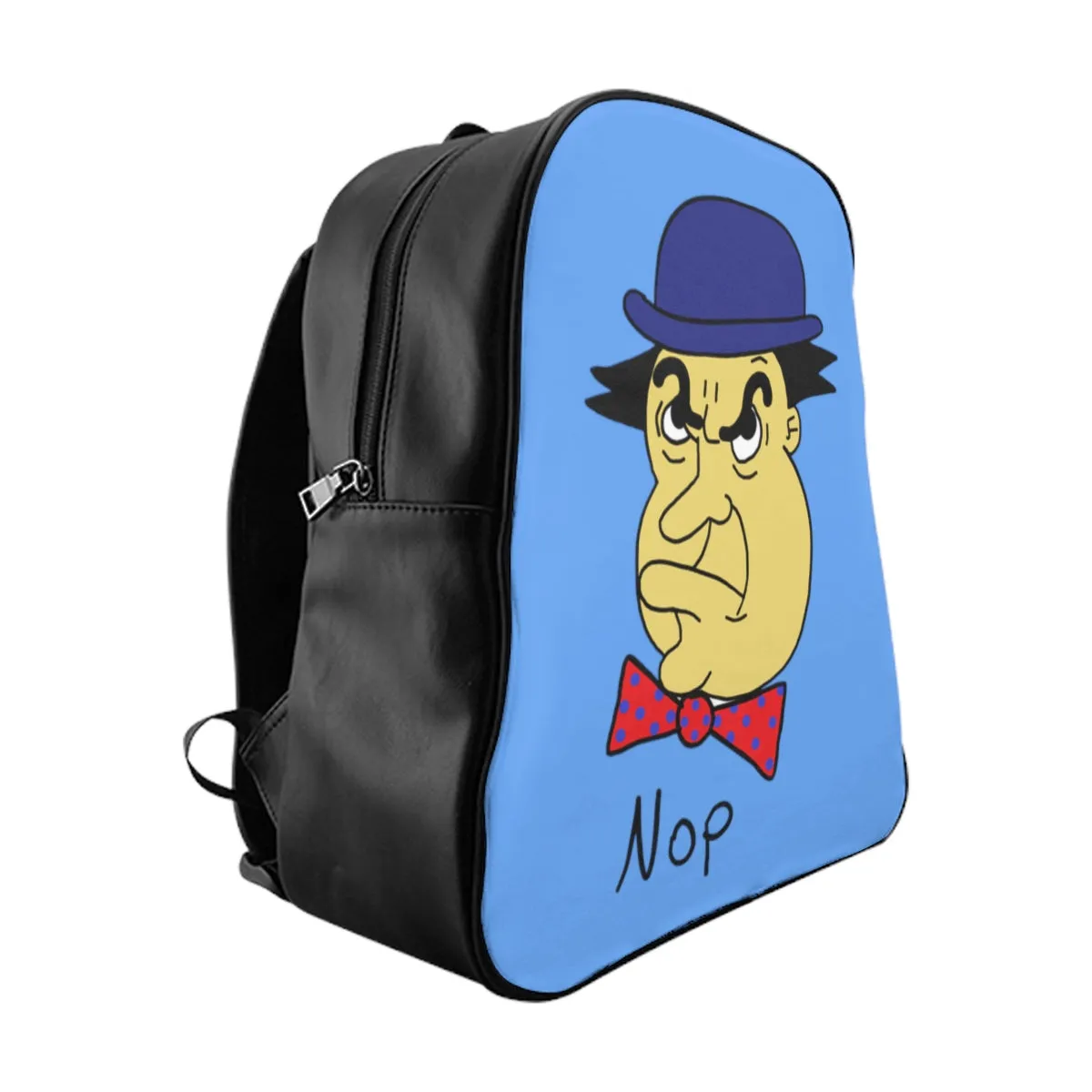 Nop light blue School Backpack