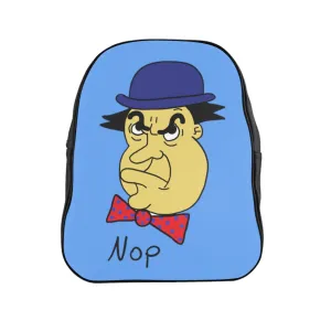 Nop light blue School Backpack