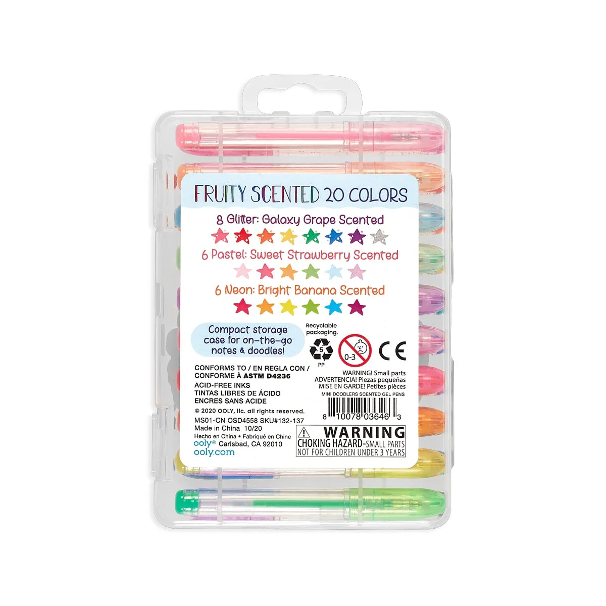 Ooly Mini Doodlers Fruit Scented Gel Pen Set