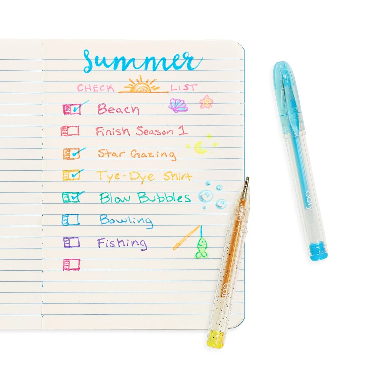 Ooly Mini Doodlers Fruit Scented Gel Pen Set