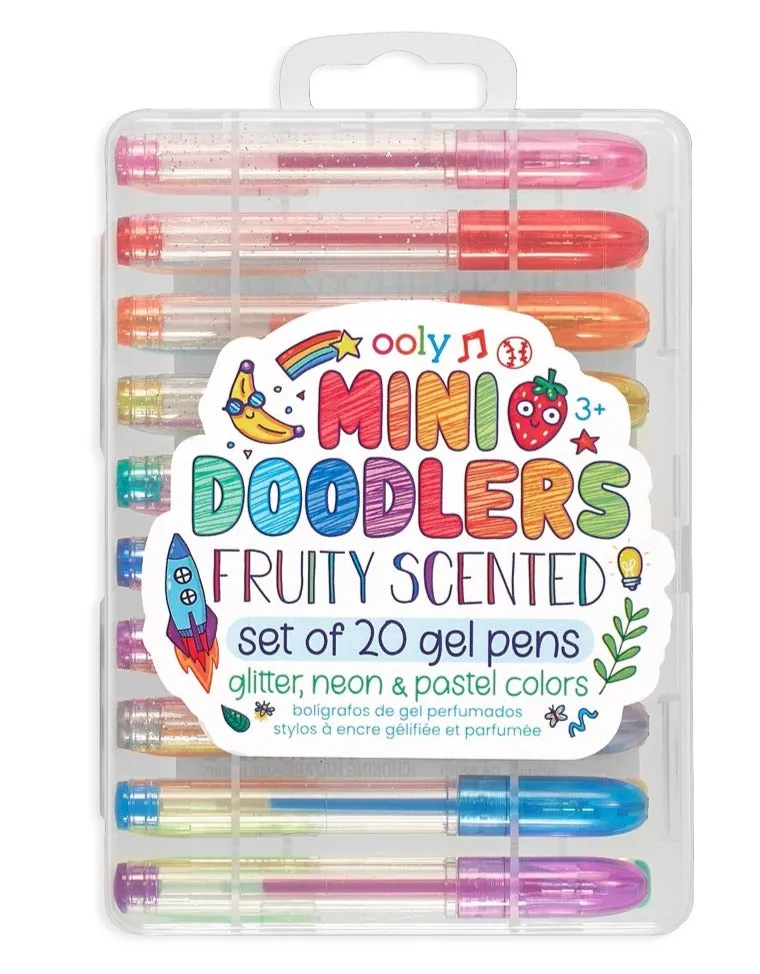 Ooly Mini Doodlers Fruit Scented Gel Pen Set