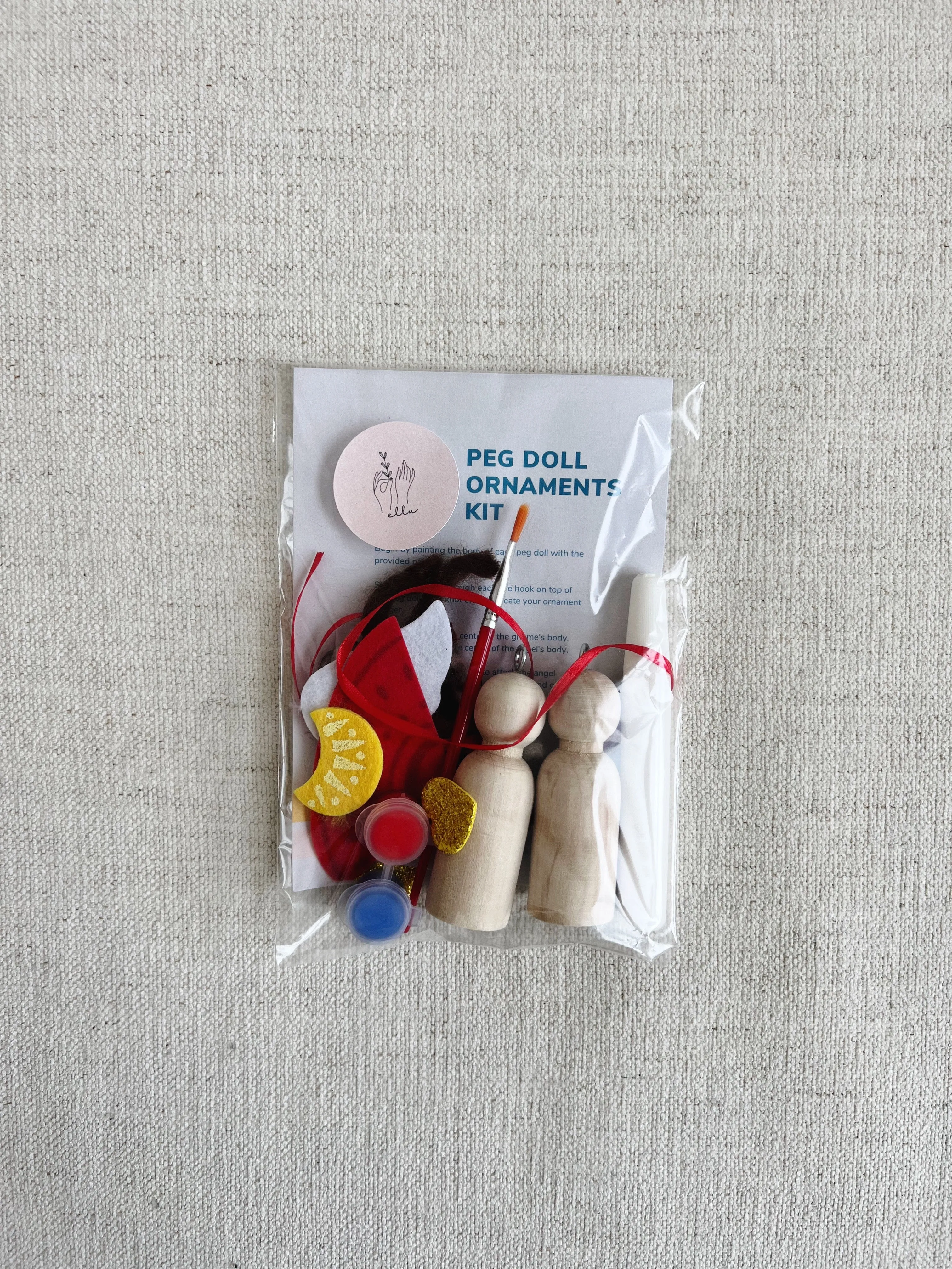 Peg Doll Ornament Kit