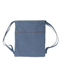 Pigment-Dyed Canvas Drawstring Bag
