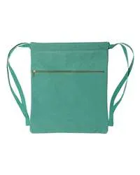 Pigment-Dyed Canvas Drawstring Bag