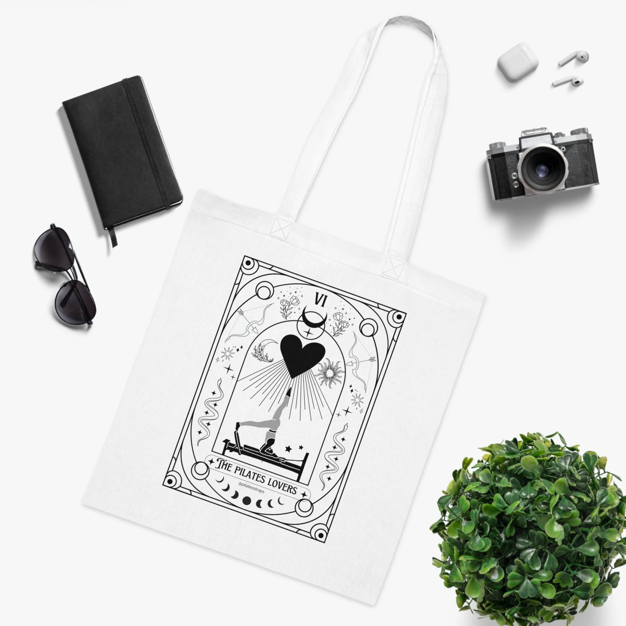Pilates Tarot & Magic Inspired Cotton Tote