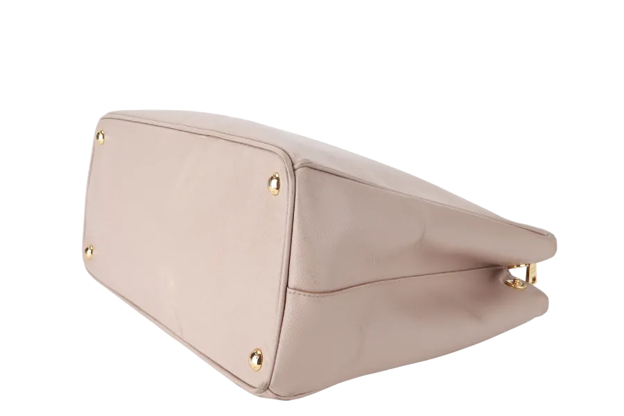 PRADA GALLERIA (BN1802) LIGHT PINK VITELLO DAINO LEATHER GOLD HARDWARE NO DUST COVER
