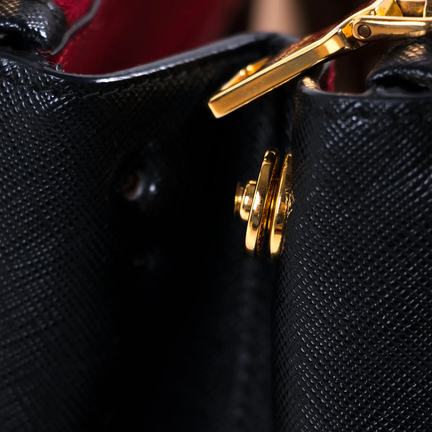 Prada Galleria Double Zip Tote Bag