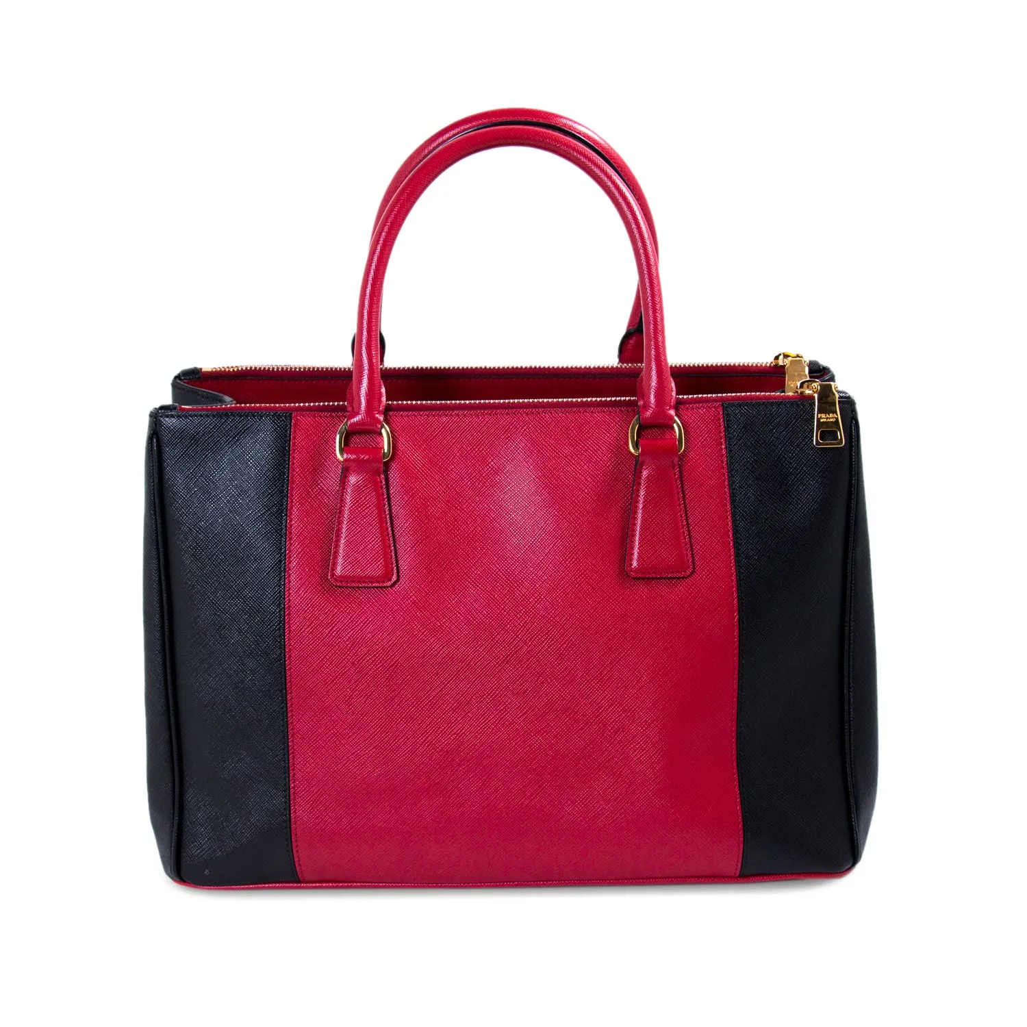 Prada Galleria Double Zip Tote Bag