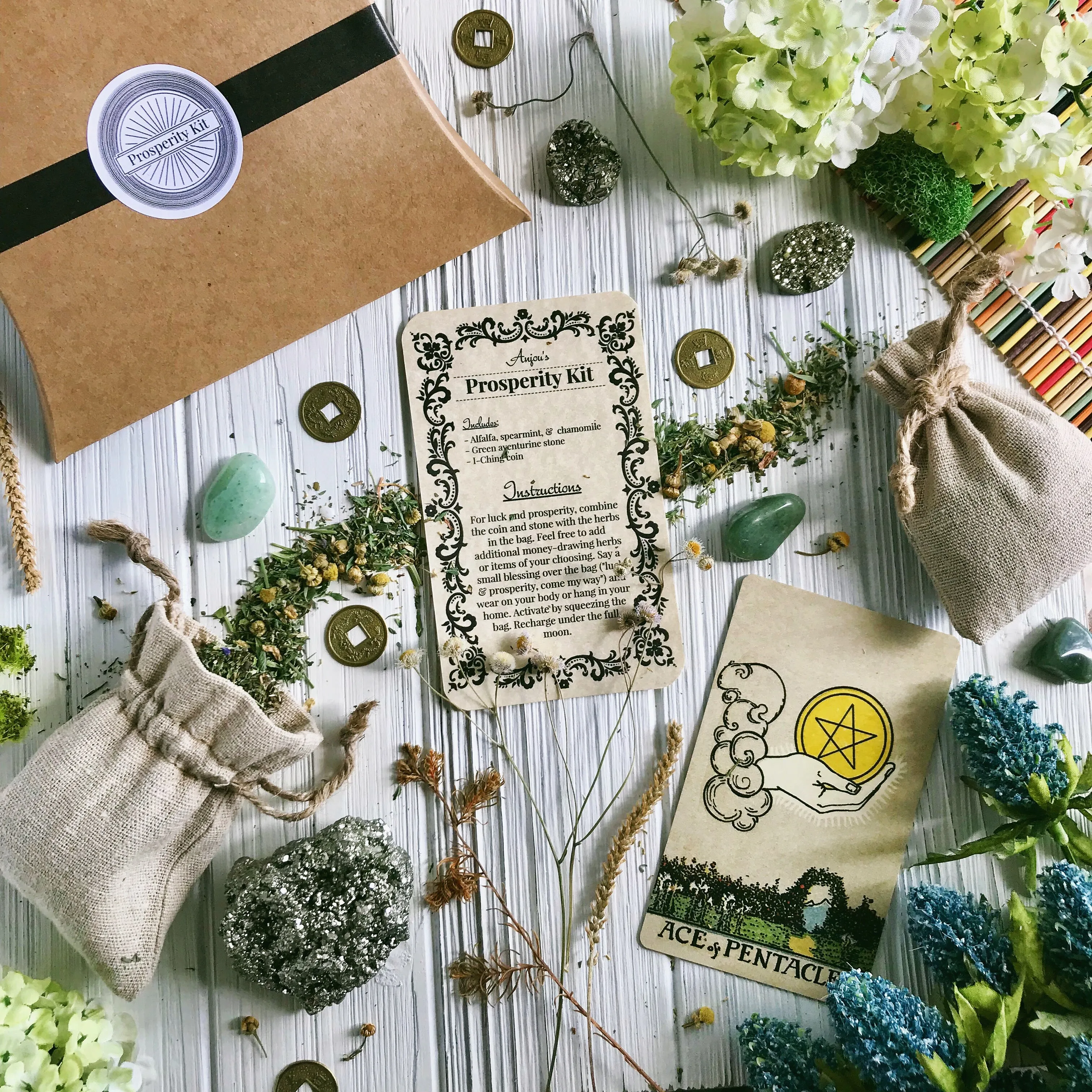 Prosperity Sachet Kit By Light of Anjou
