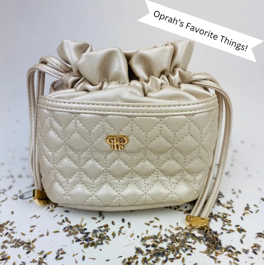 Quilted Pearl Travel Pieces | Resort Wear Accessories