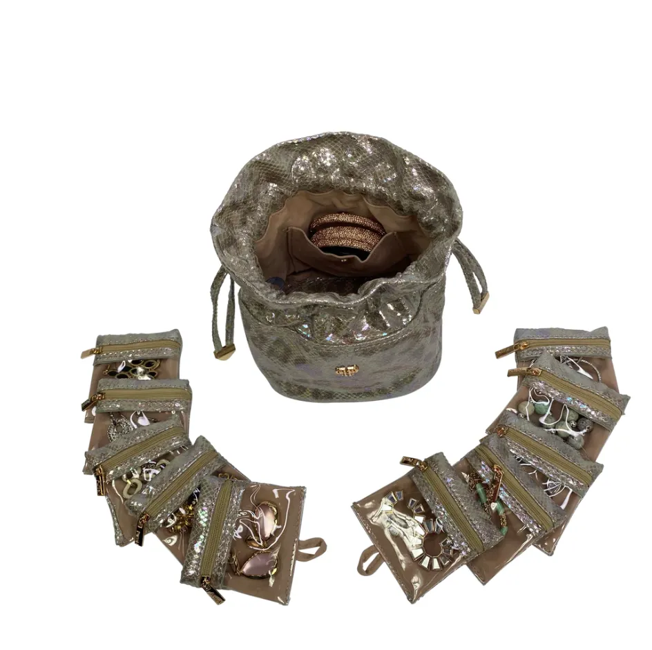 Quilted Pearl Travel Pieces | Resort Wear Accessories