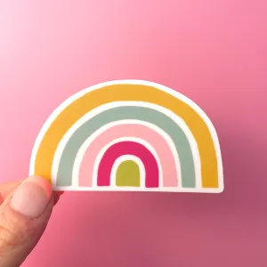 Rainbow Cute Simple Modern Vinyl Sticker