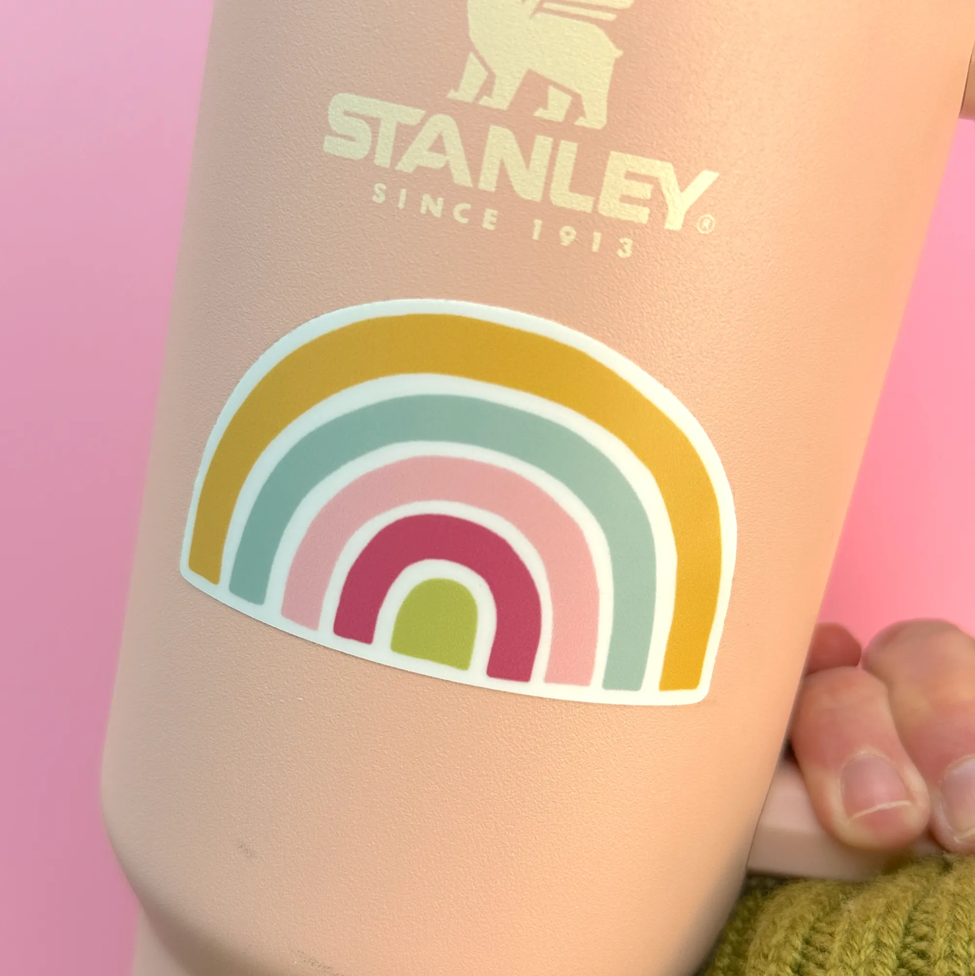 Rainbow Cute Simple Modern Vinyl Sticker