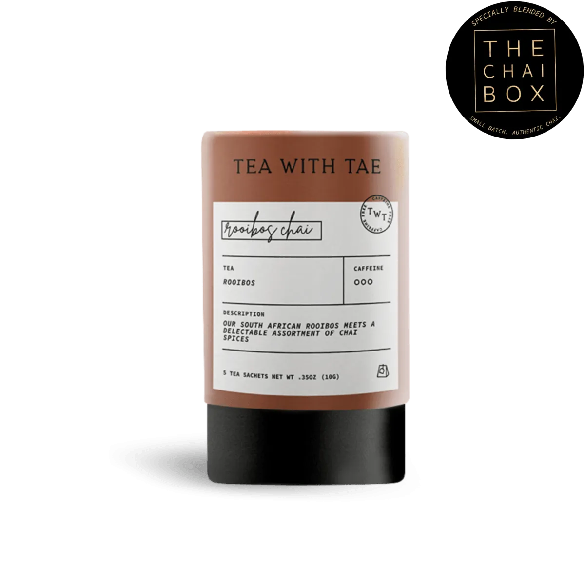 Rooibos Chai Mini Tea Tube (5 tea bags)