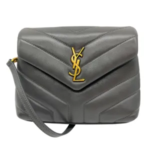 Saint Laurent Grey 2021 Loulou Leather Toy Mini Bag
