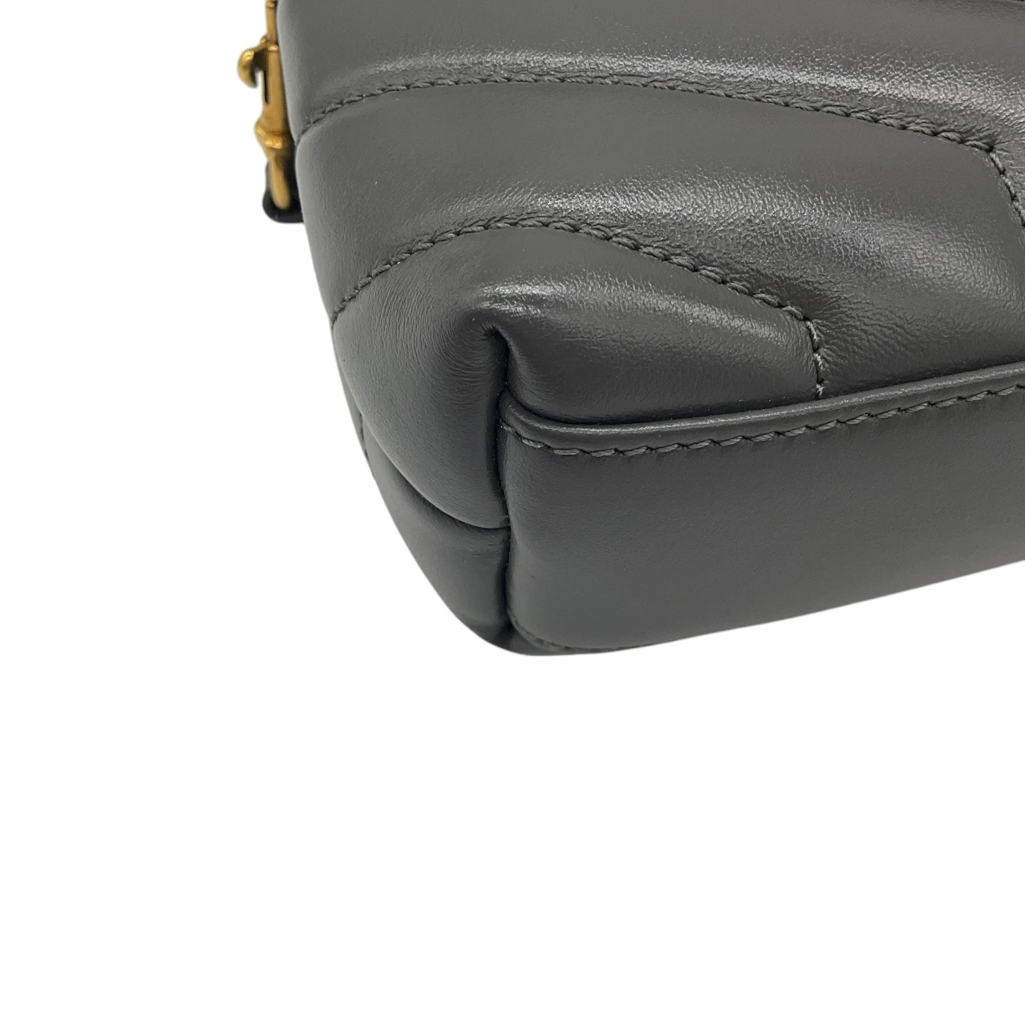 Saint Laurent Grey 2021 Loulou Leather Toy Mini Bag
