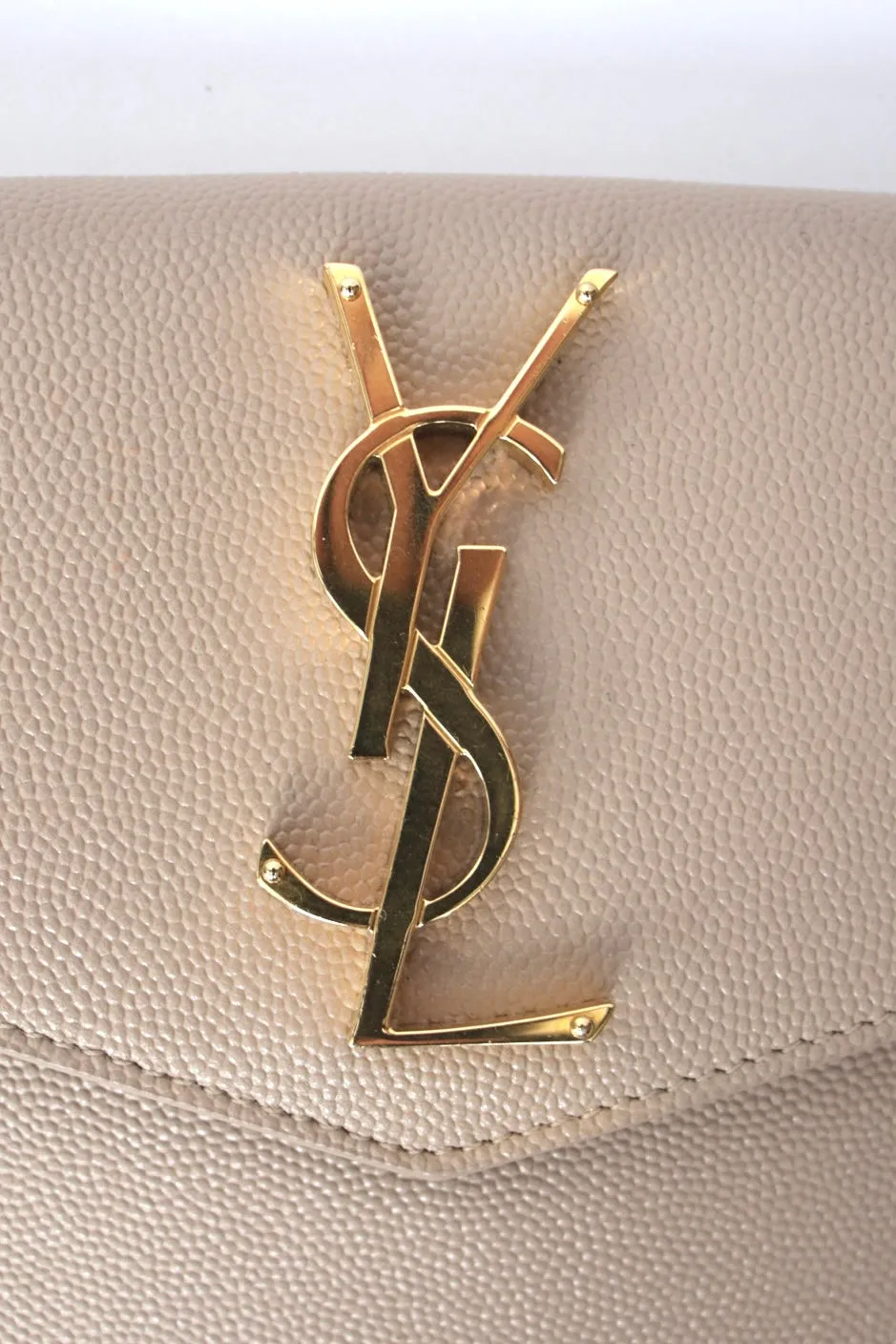 Saint Laurent Uptown Leather Clutch*