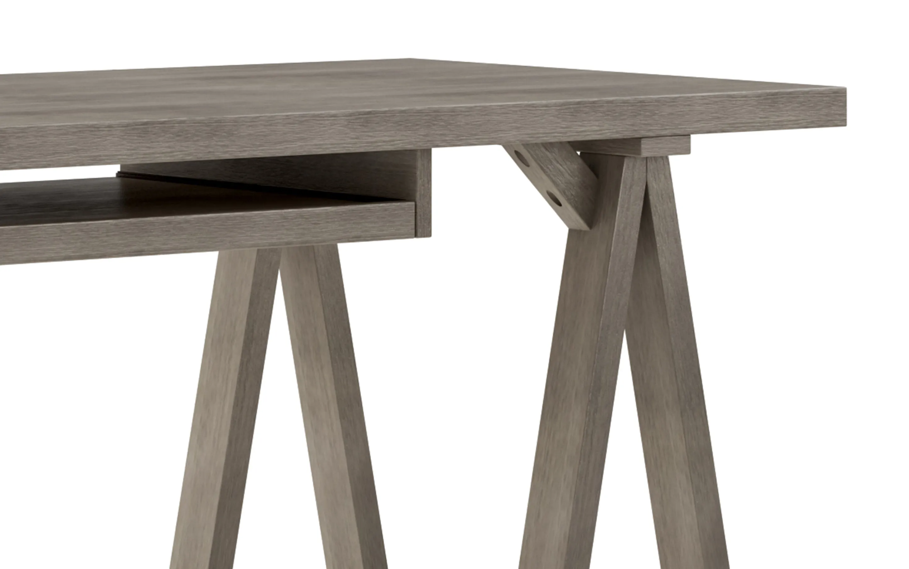 Sawhorse Wide Desk