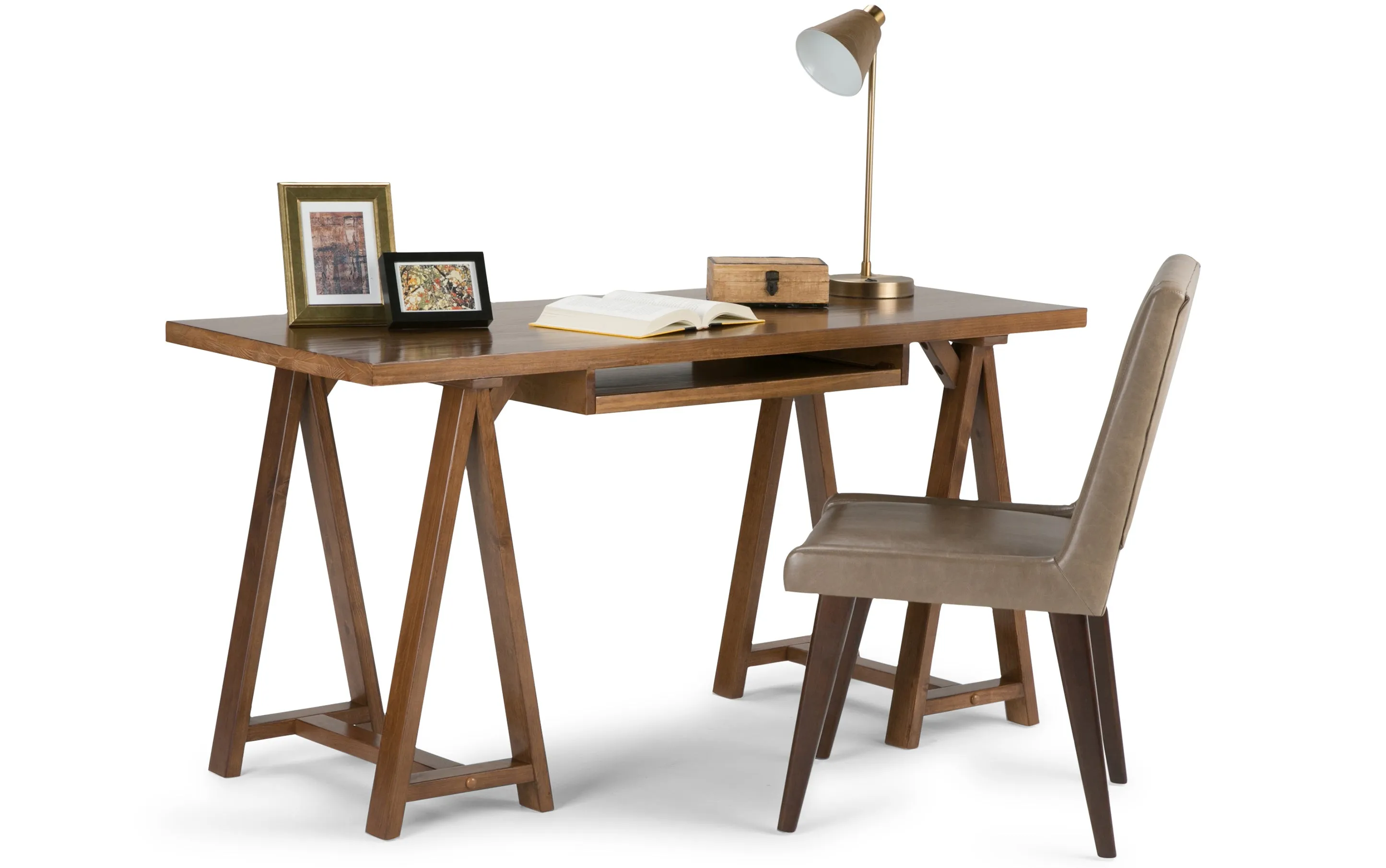 Sawhorse Wide Desk