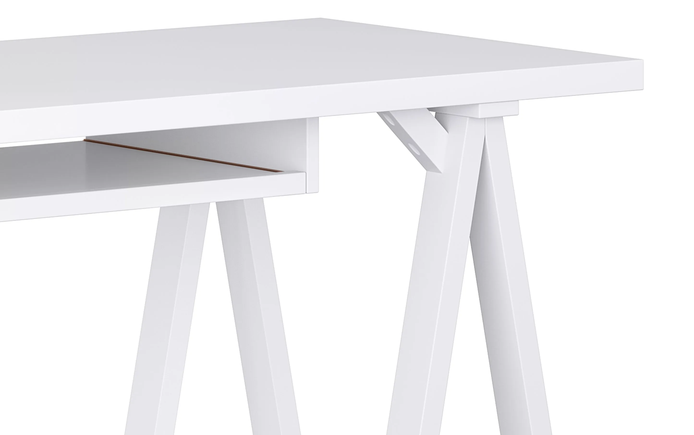 Sawhorse Wide Desk