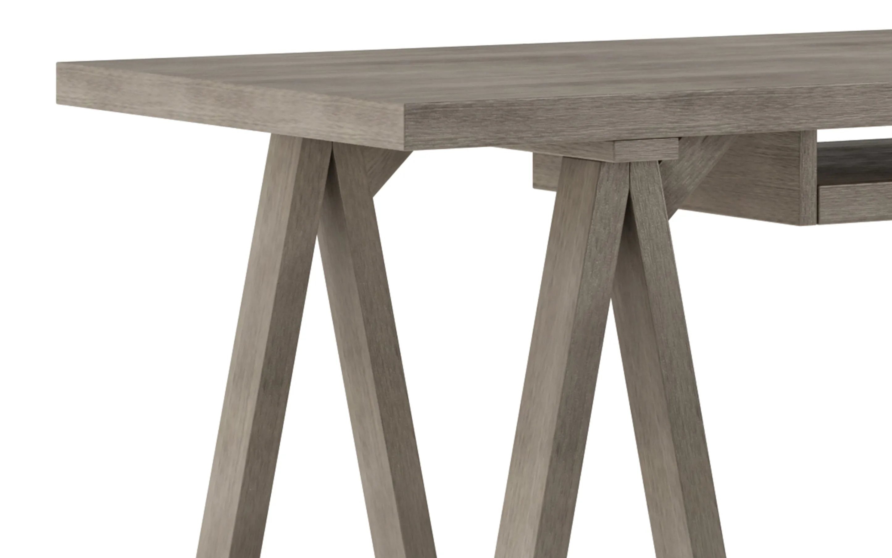 Sawhorse Wide Desk
