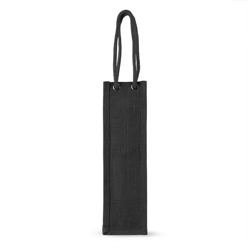 Single Bottle Jute Bag w/Rope Handle