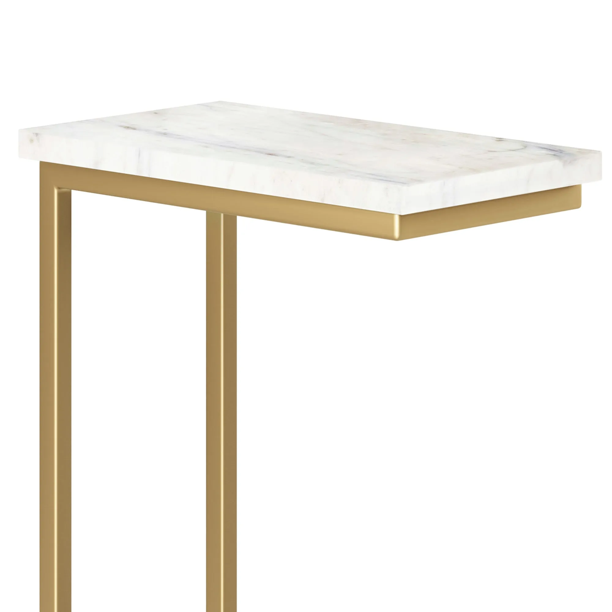 Skyler C Side Table with Marble Top