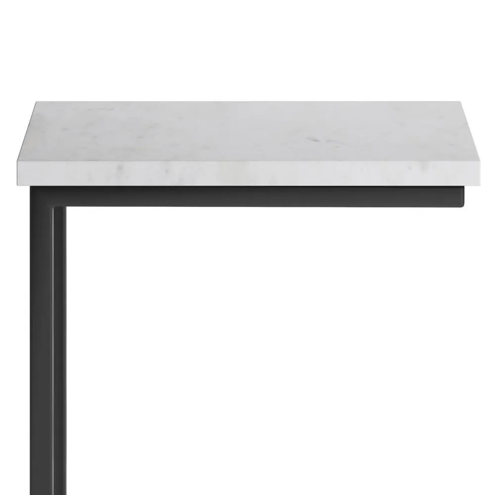 Skyler C Side Table with Marble Top