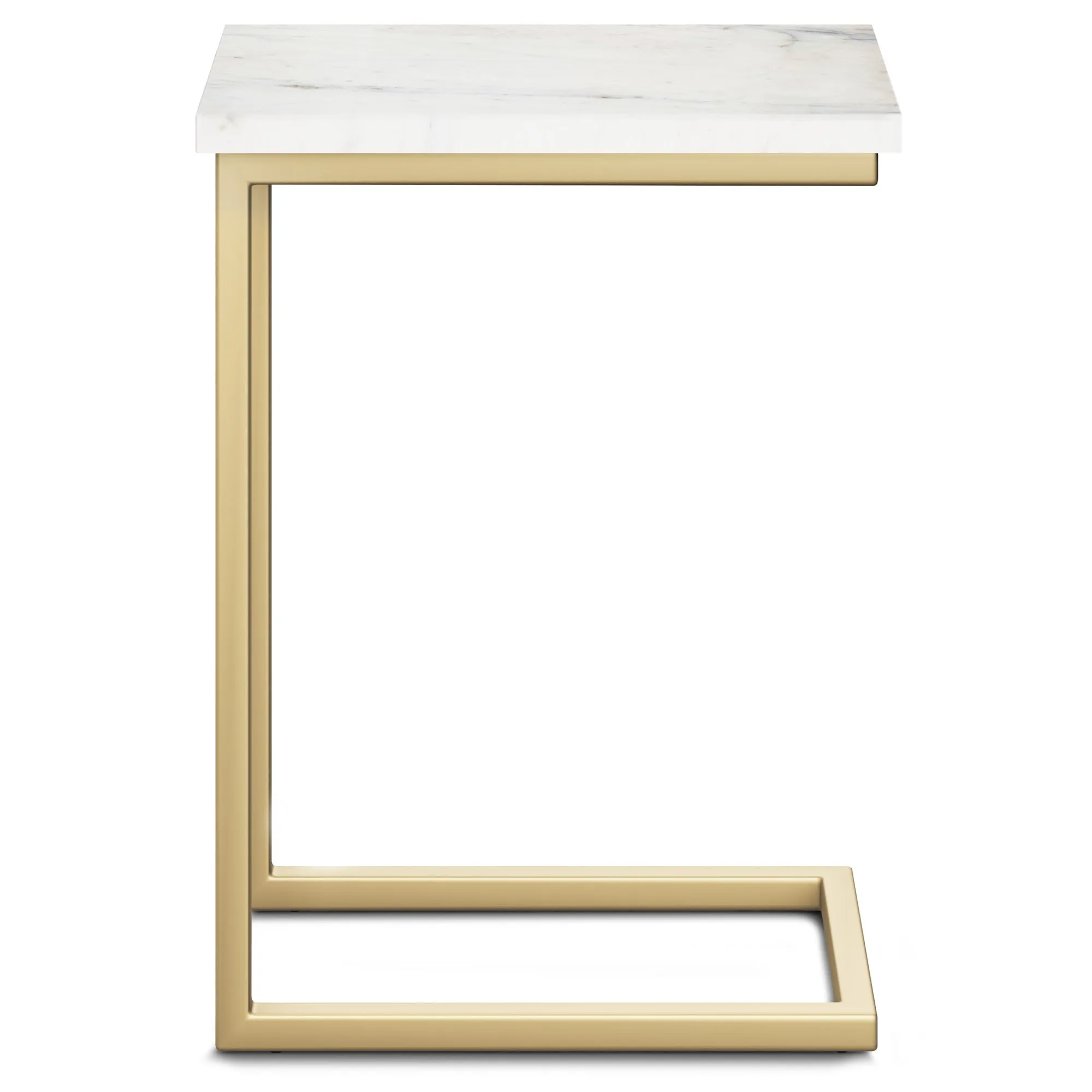 Skyler C Side Table with Marble Top