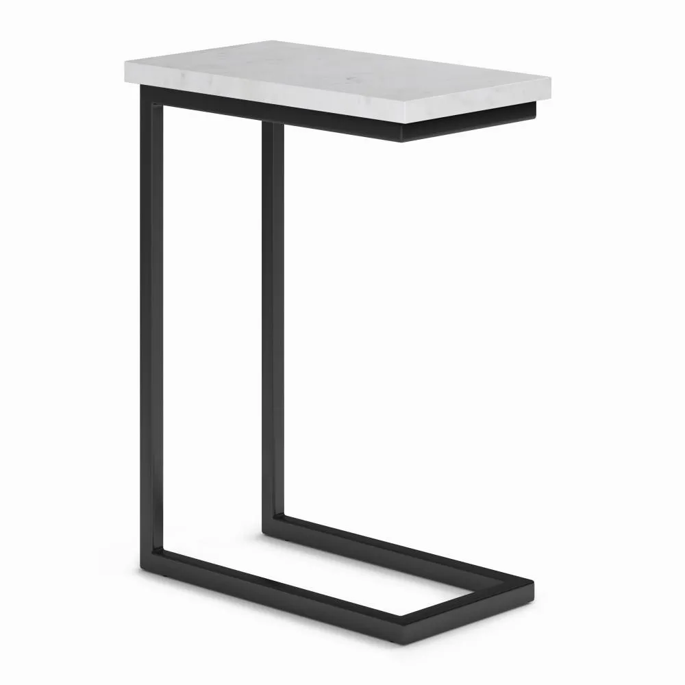 Skyler C Side Table with Marble Top