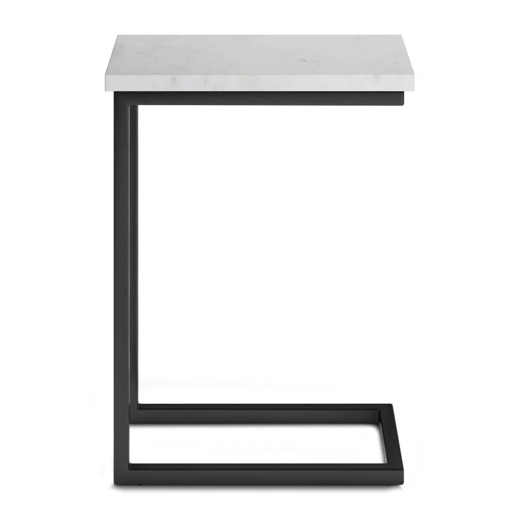 Skyler C Side Table with Marble Top