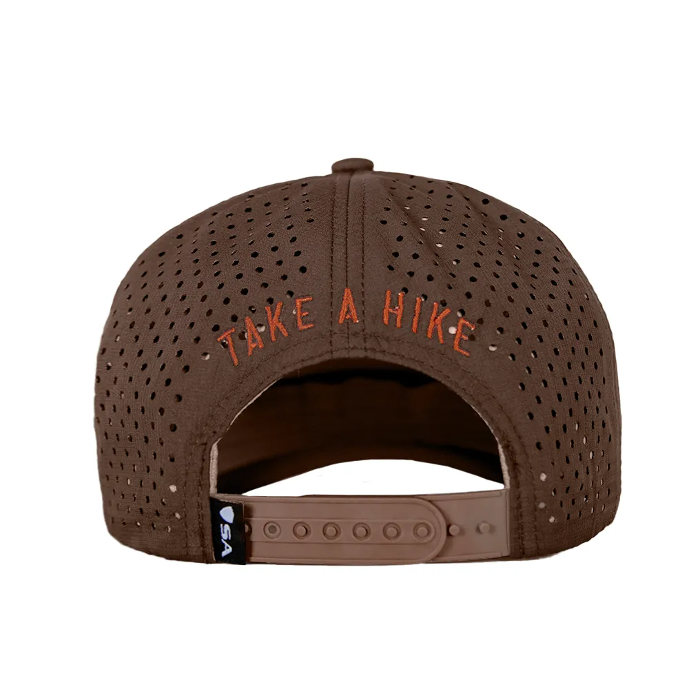 Special Edition Performance Snapback | Take a Hike | Brown
