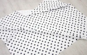 Stars Oxford Cotton Fabric - Navy and White Stars - Home Decor Fabric - By the Yard 45001 - 212 23688-2