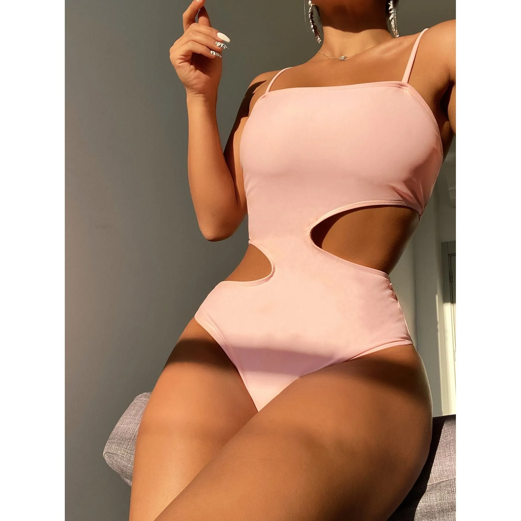 Stylized Pink Swimsuit