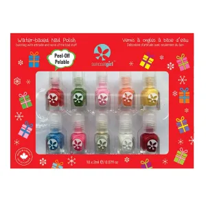 SuncoatGirl Water-Based Nail Polish Set (Merry Mini Mani)